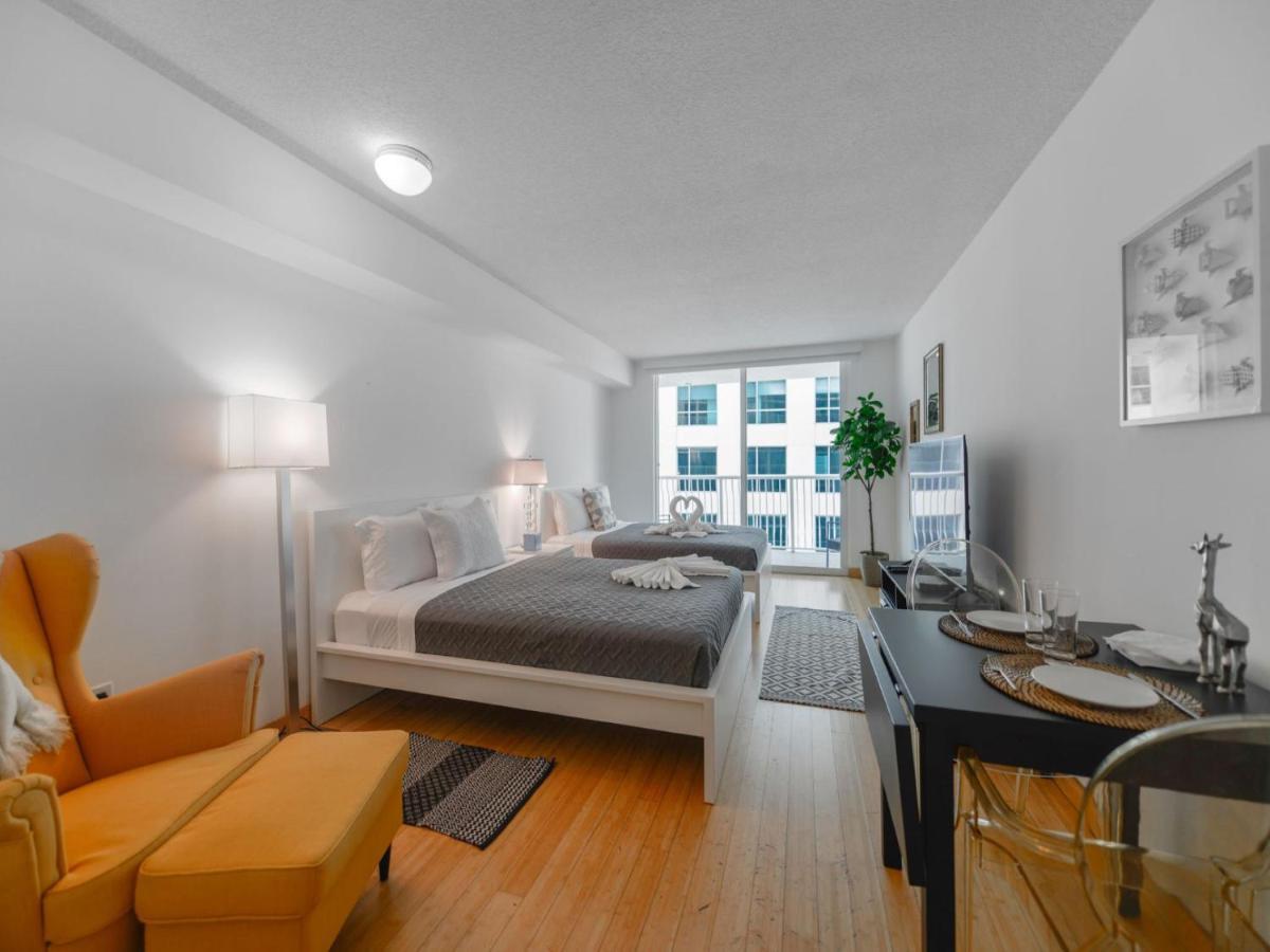Cozy And Bohemian Studio In Brickell Miami Luaran gambar